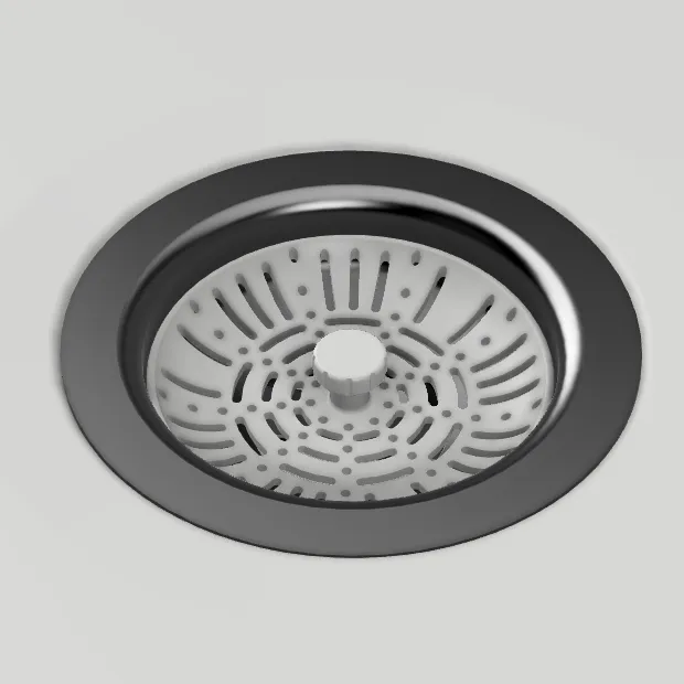 STL file Bathroom sink strainer hair catcher drain protector