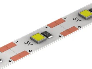 LED strip segment 5V white by NERDCORNER | Download free STL model ...