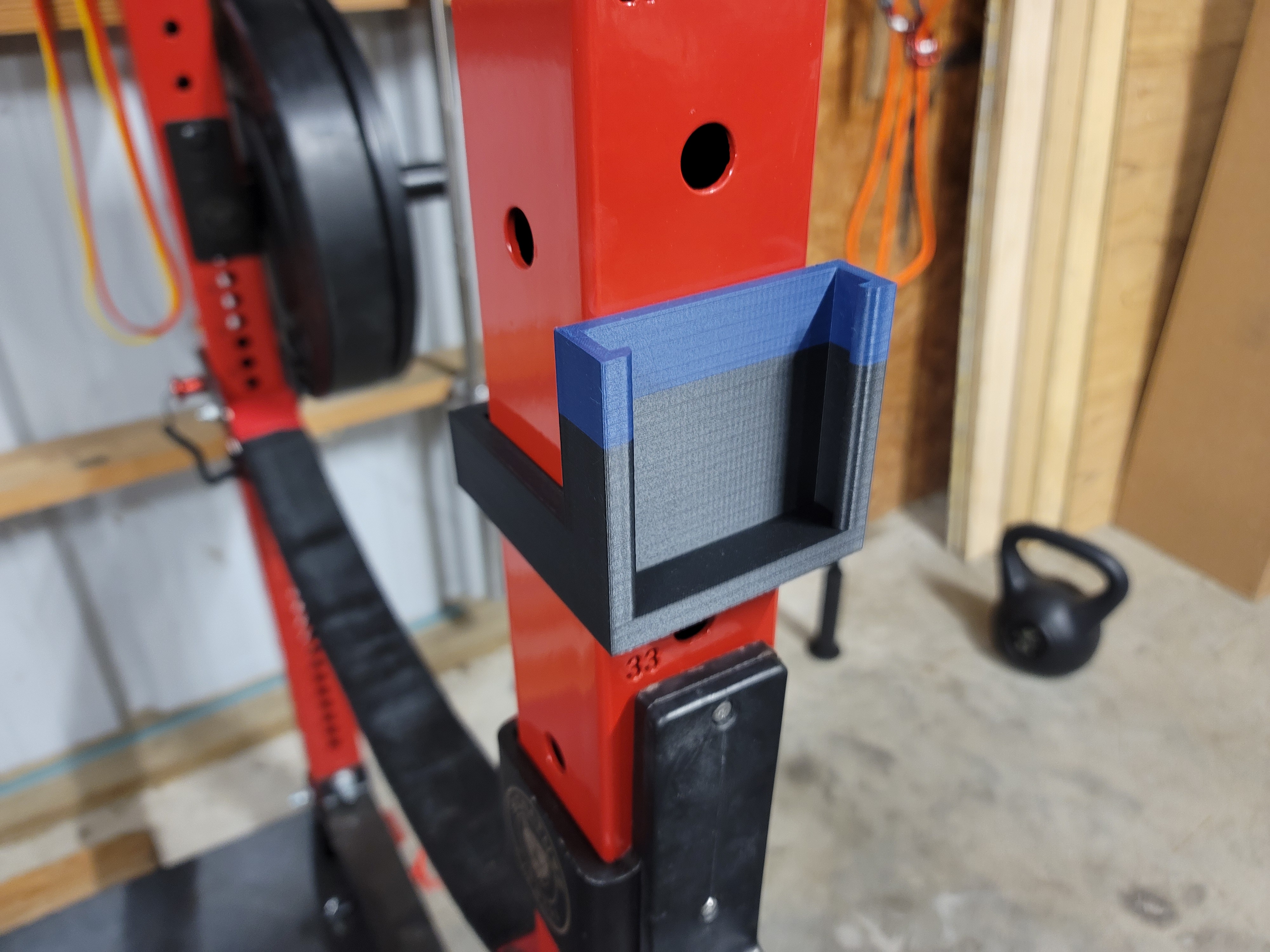 3x3 Power Rack Phone Mount von Todd Pousson II Kostenloses STL Modell herunterladen Printables