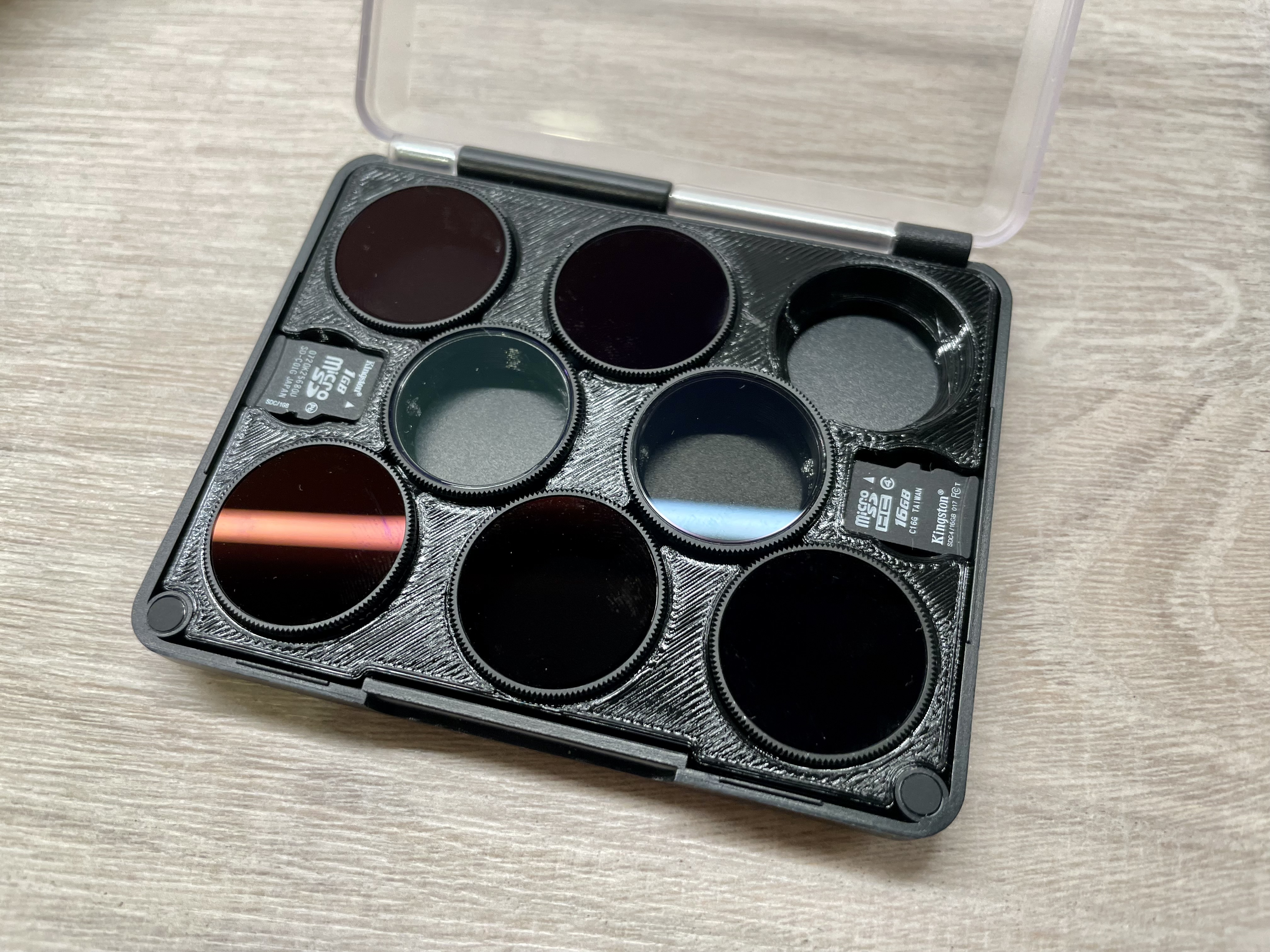 Flywoo Naked GoPro ND Filter Case insert (8 filters + SD card)