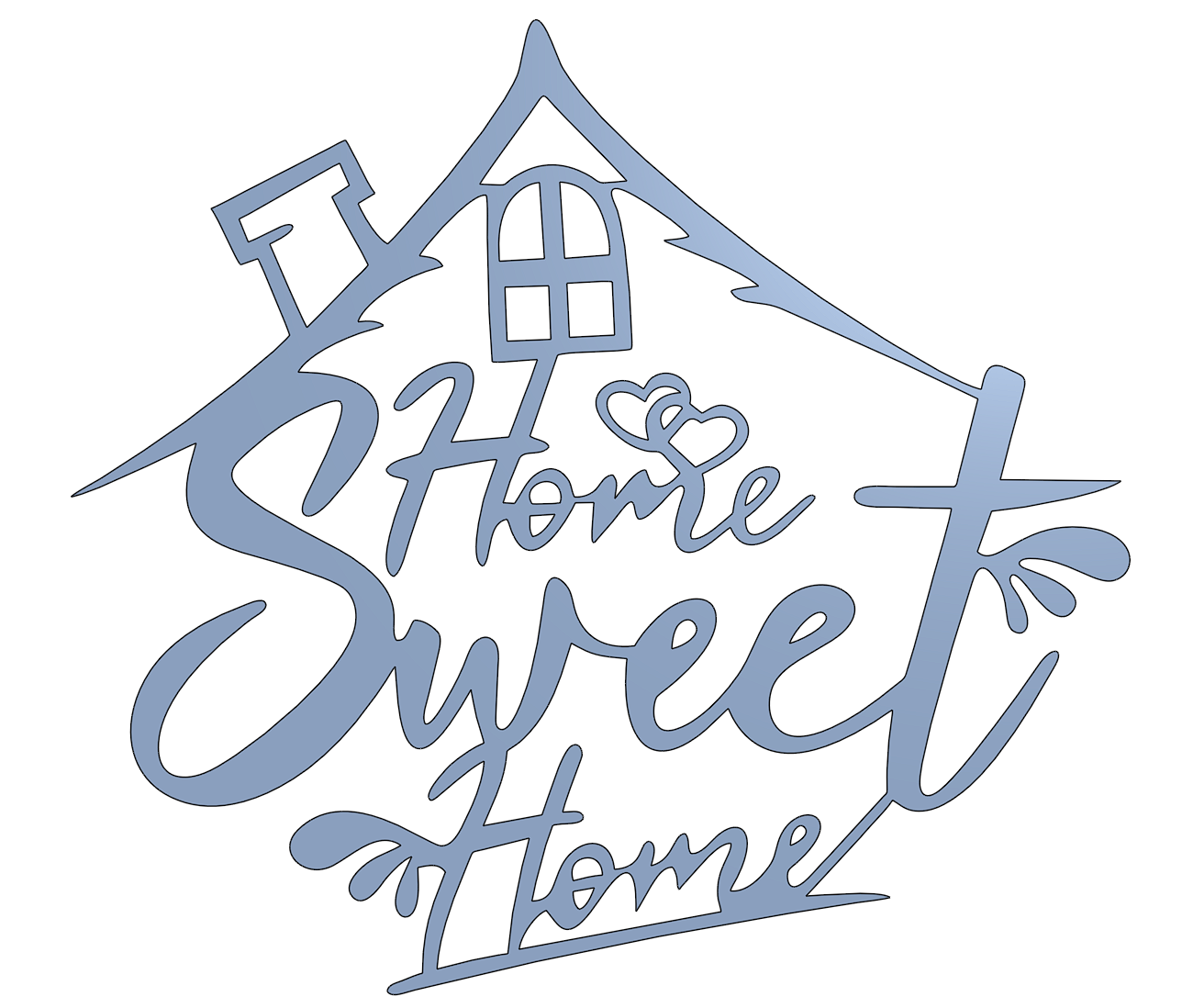 Home sweet home wall art by Radu Martin Download free STL model