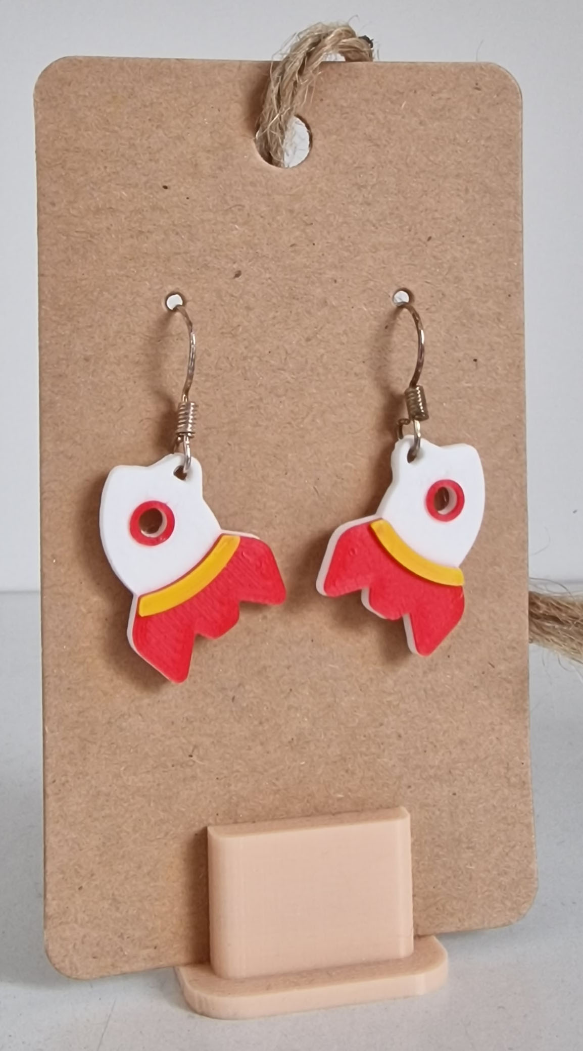 Miniatura 3 do modelo 3D Space rocket earrings
