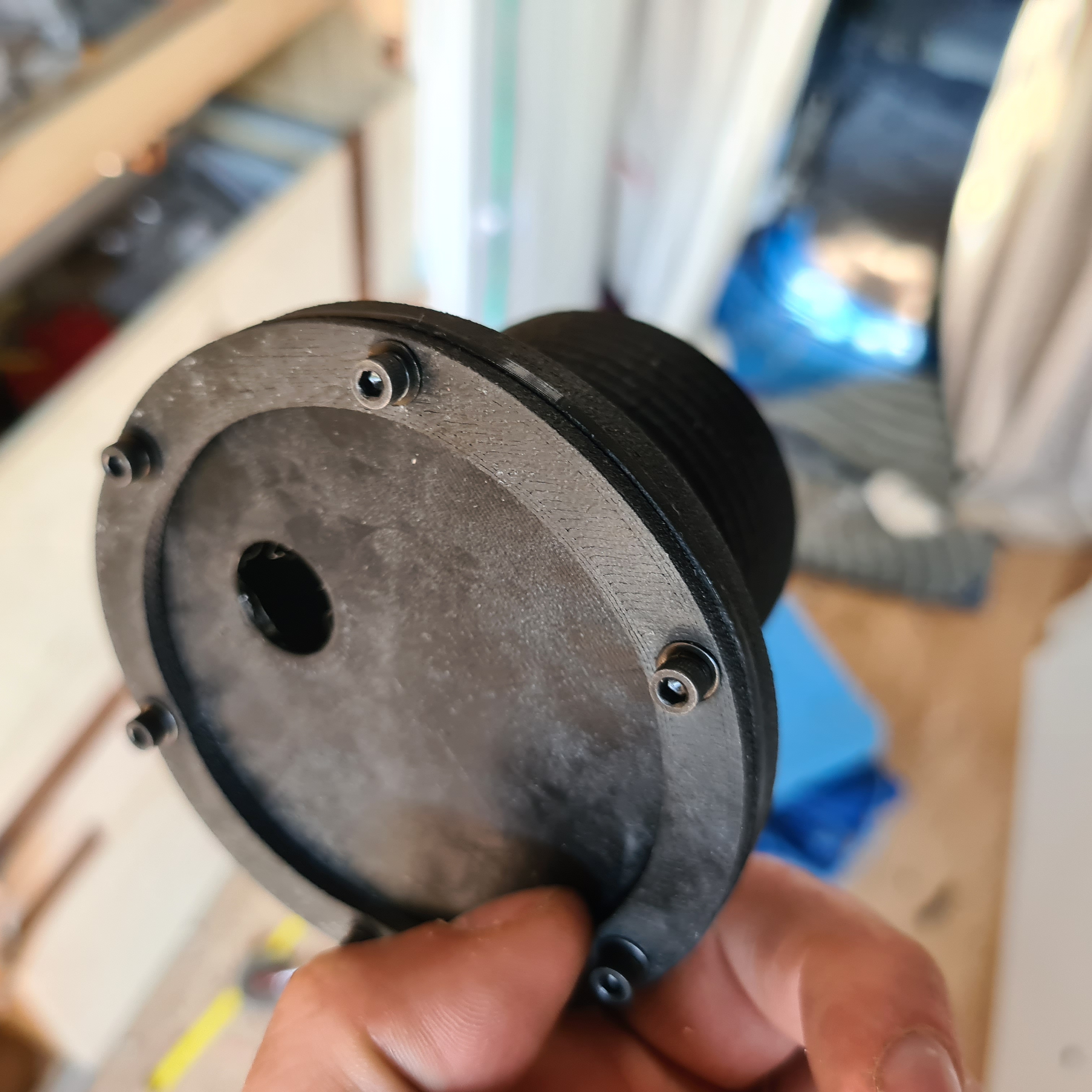 Wire / cable / tube feedthrough - screwable 65mm hole size