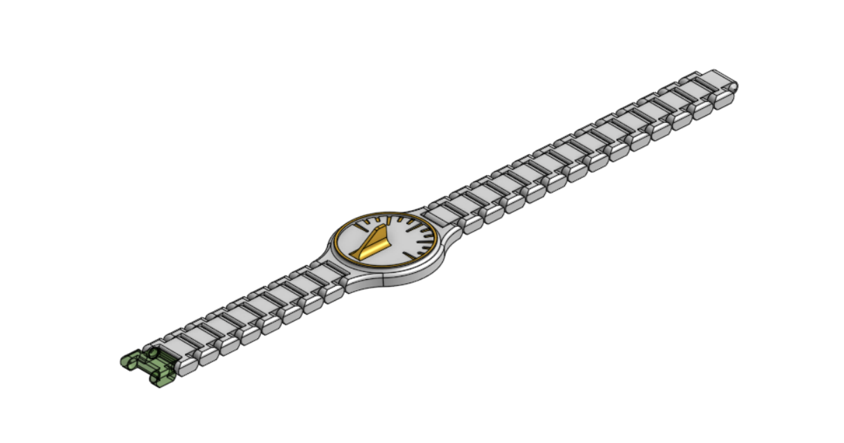 Wrist Watch Print In Place Customizable