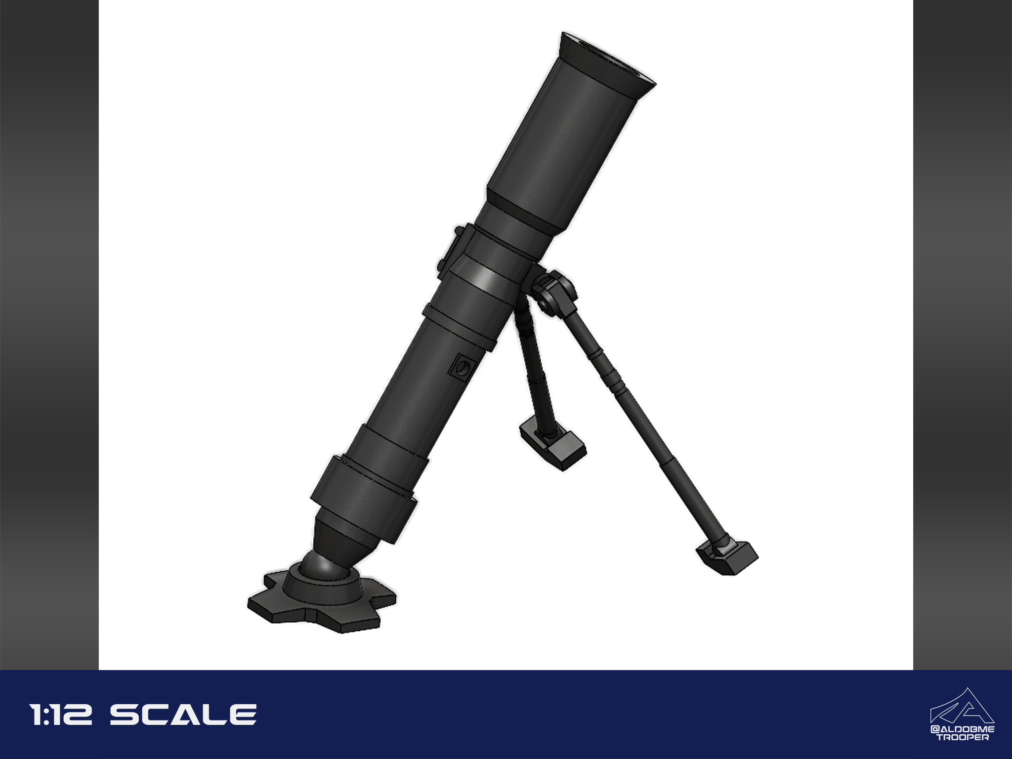 Imperial Mortar 1:12 Scale