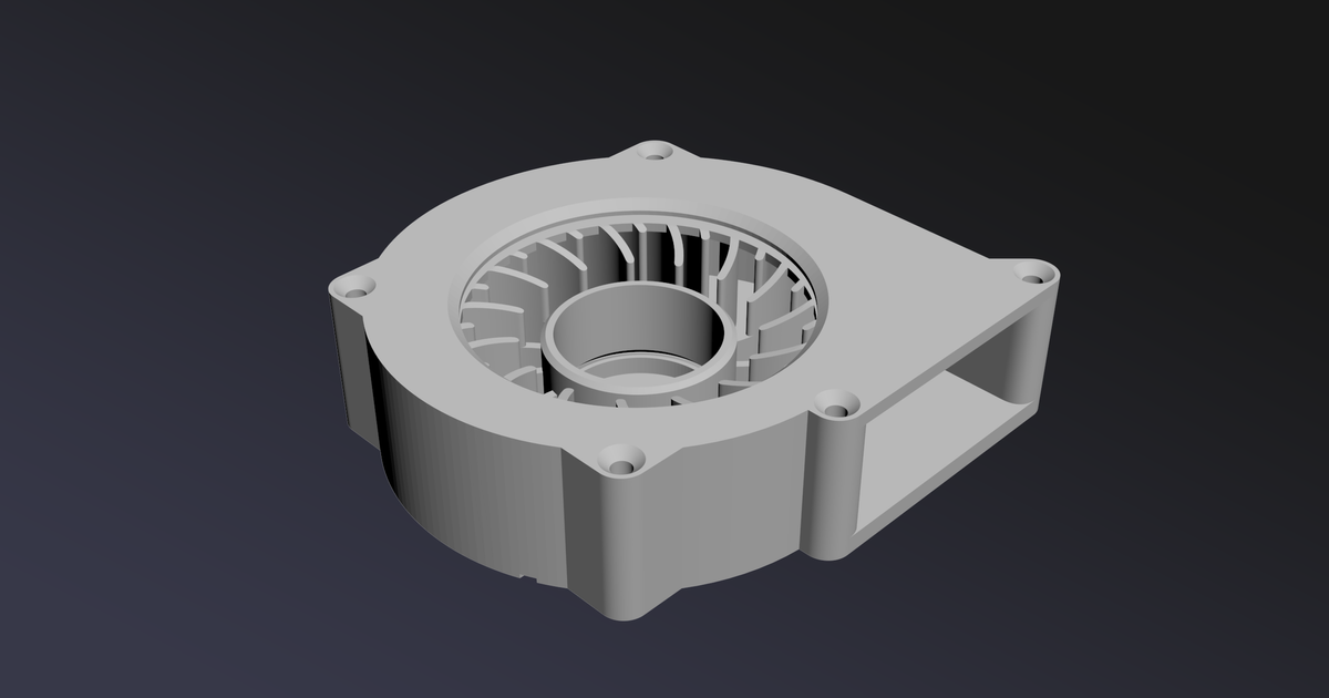 Computer axial fan to blower fan 80mmx25mm by RaptorHunter | Download ...