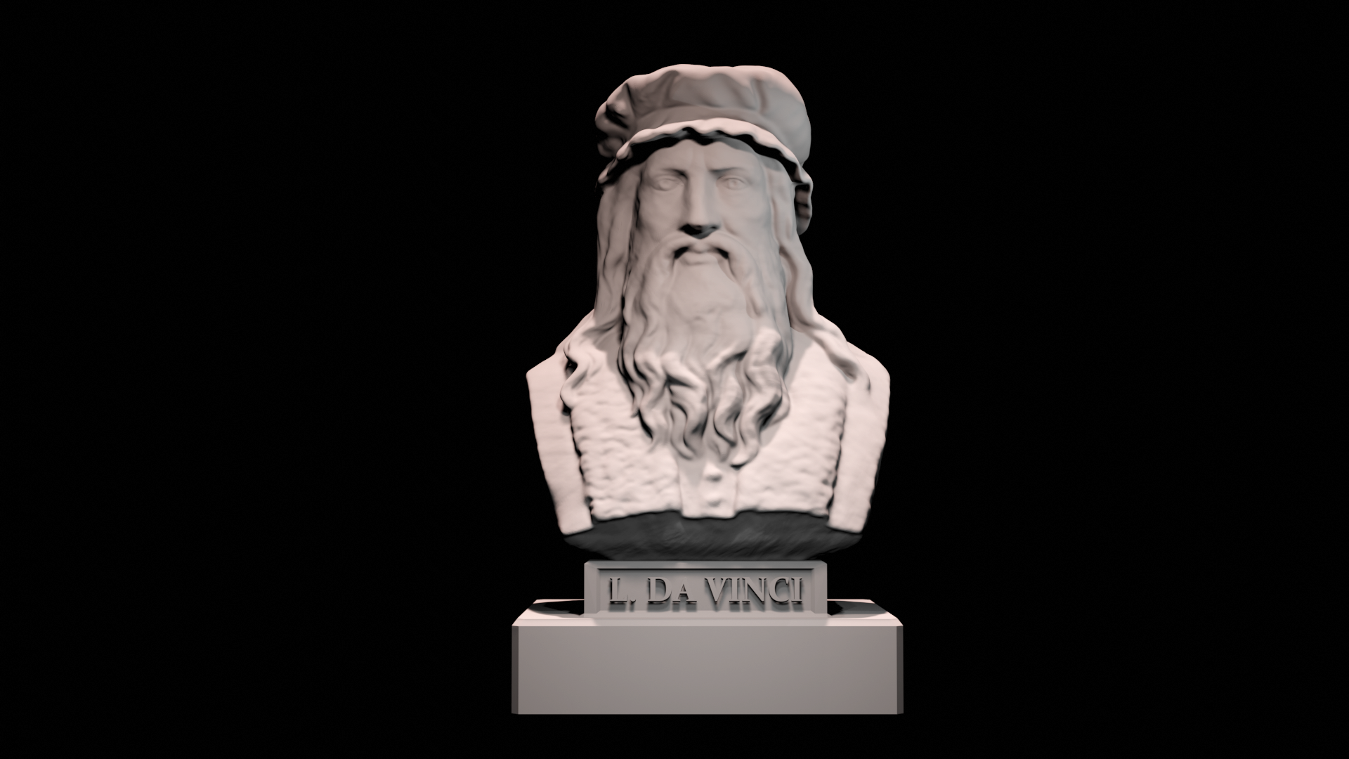 Leonardo da Vinci bust