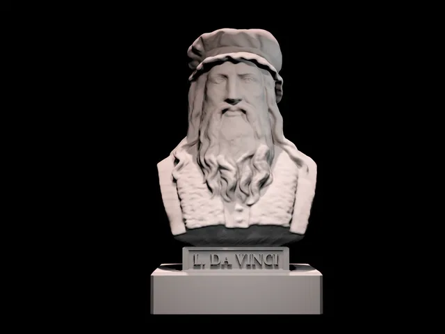 Leonardo da Vinci bust