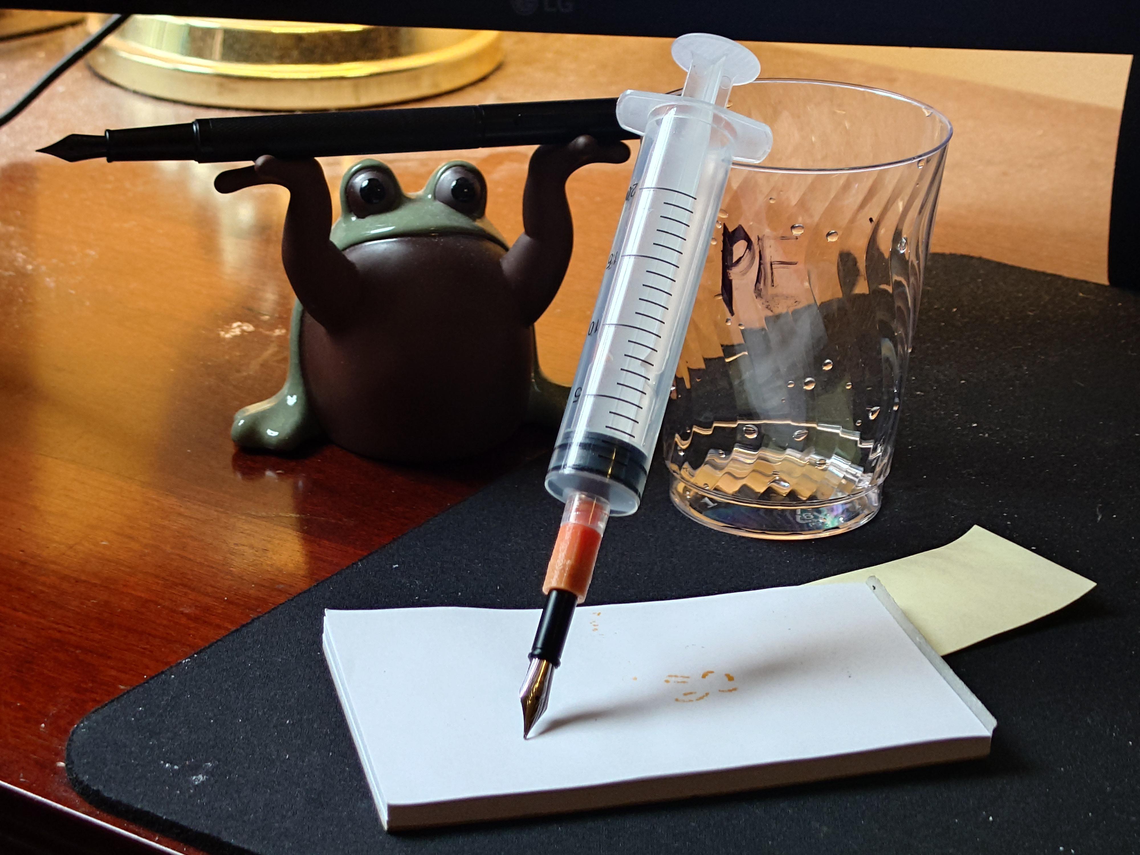 Syringe Flush Adapter for JIPC362GS Hongdian Nib Assembly