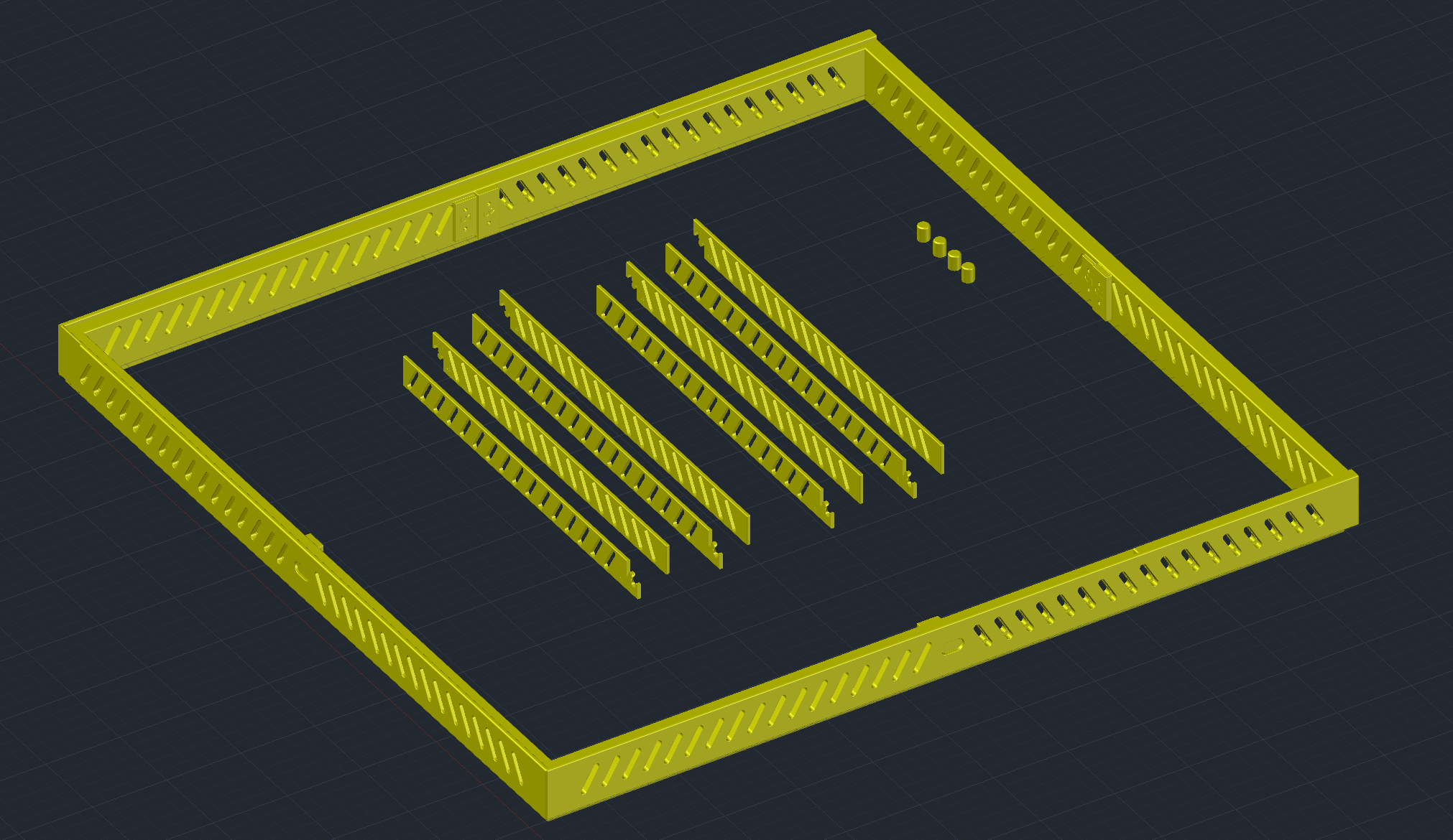 Qidi Max 4 Riser 3D model