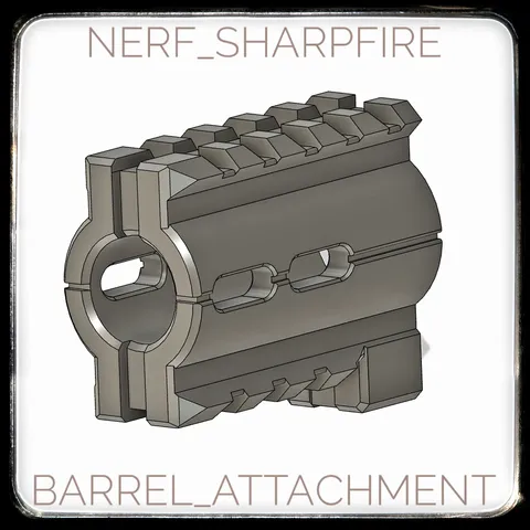 Nerf Sharpfire Barrel Attachment