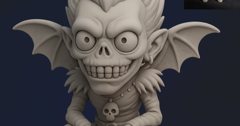 Ryukページ Chibi Ryuk (Death Note) by Ninomalbinho | Download free STL model