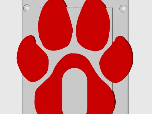 Paw Print Card Holder for CMF Phone Pro 2