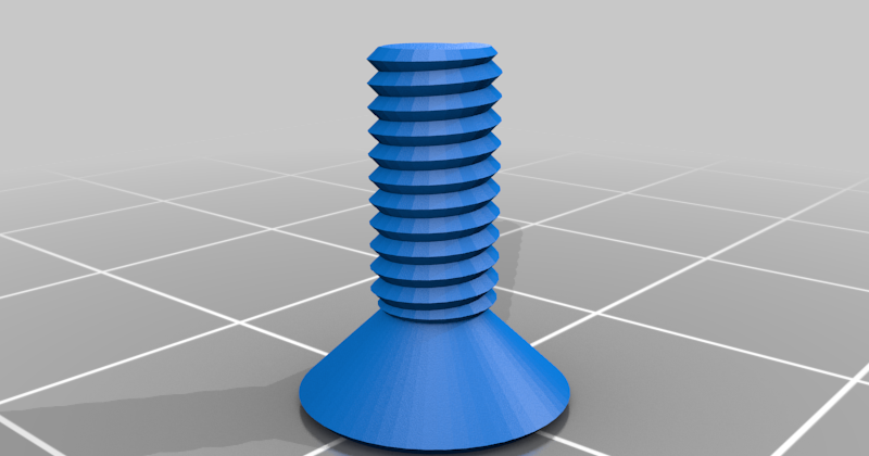 M4 Bolt Philips Head by Siff3D | Download free STL model | Printables.com