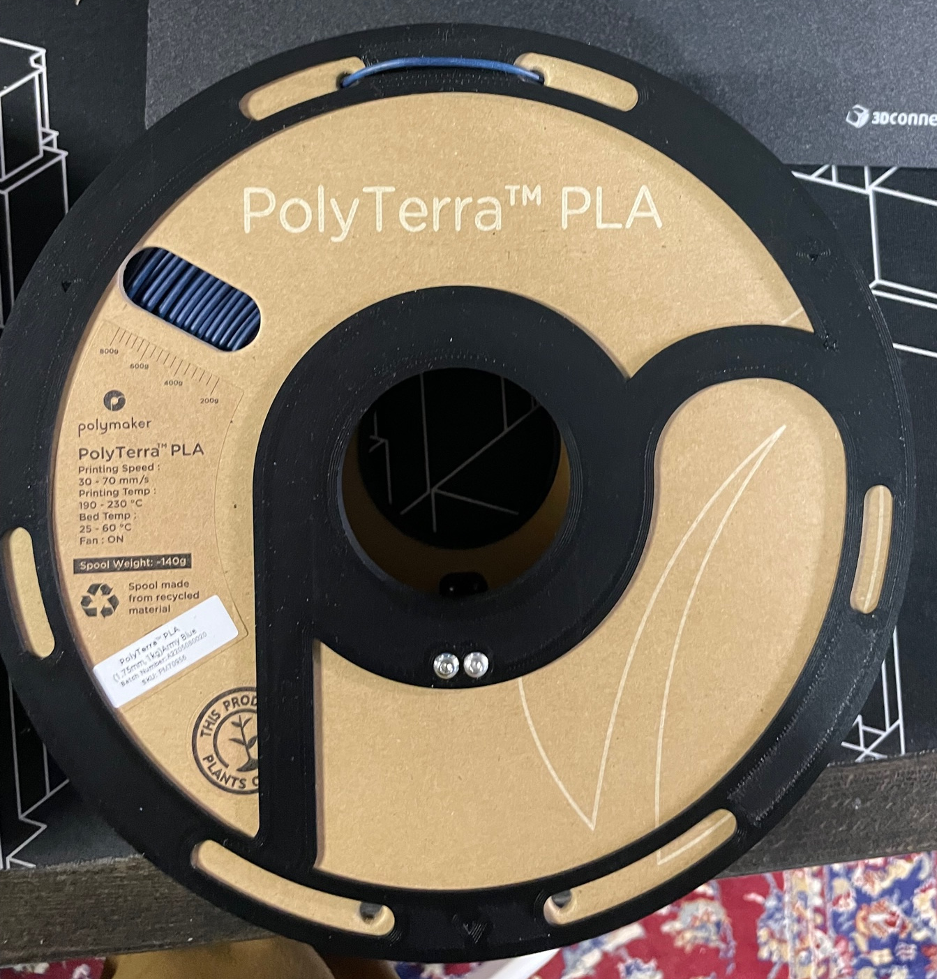 A Remix Of Polymaker's Cardboard Sleeve / Adapter For Bambulab AMS Par ...