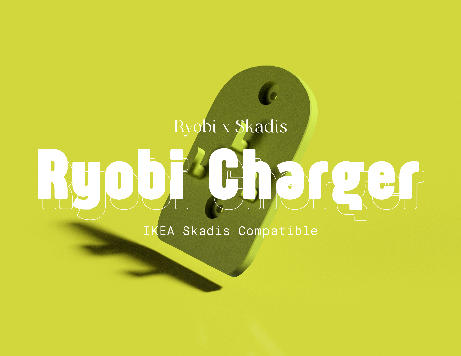 Ryobi x Skadis - Charger Adapter
