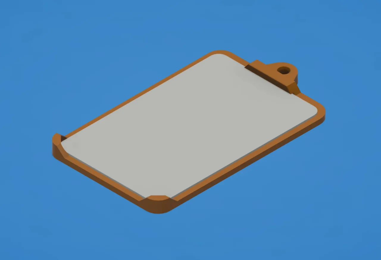 ID Card Holder by Wiseone | Download free STL model | Printables.com