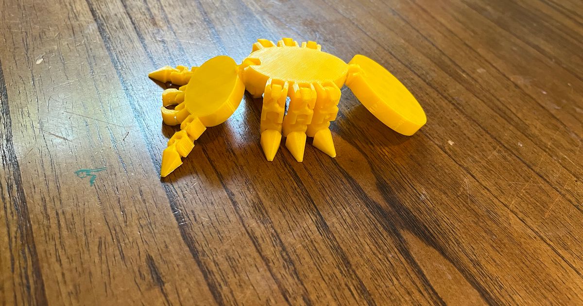 Flexi Ant Print in place by k.makesstuff | Download free STL model ...