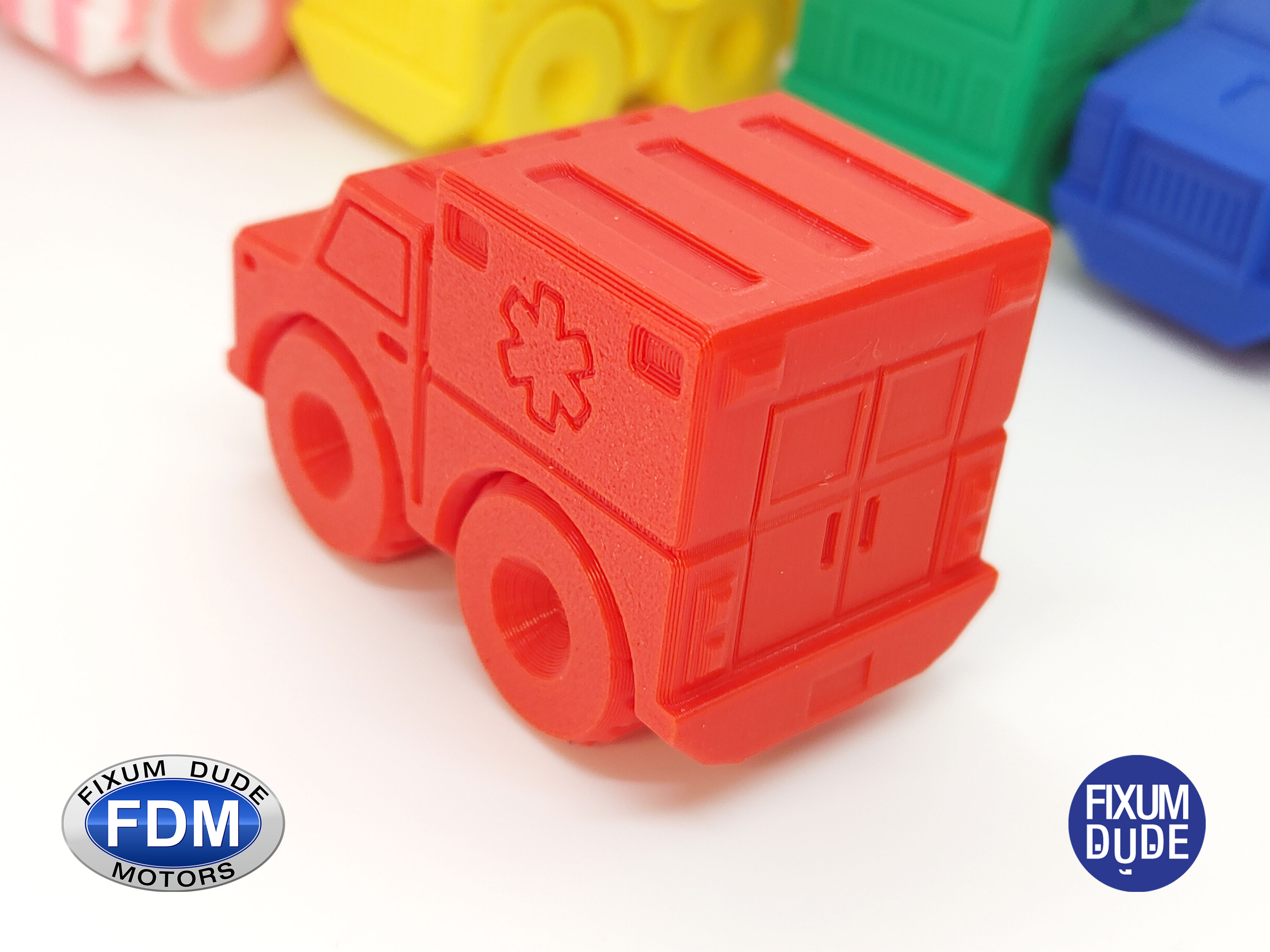 Fixum Dude Motors Print in Place Ambulance by fixumdude | Download free ...