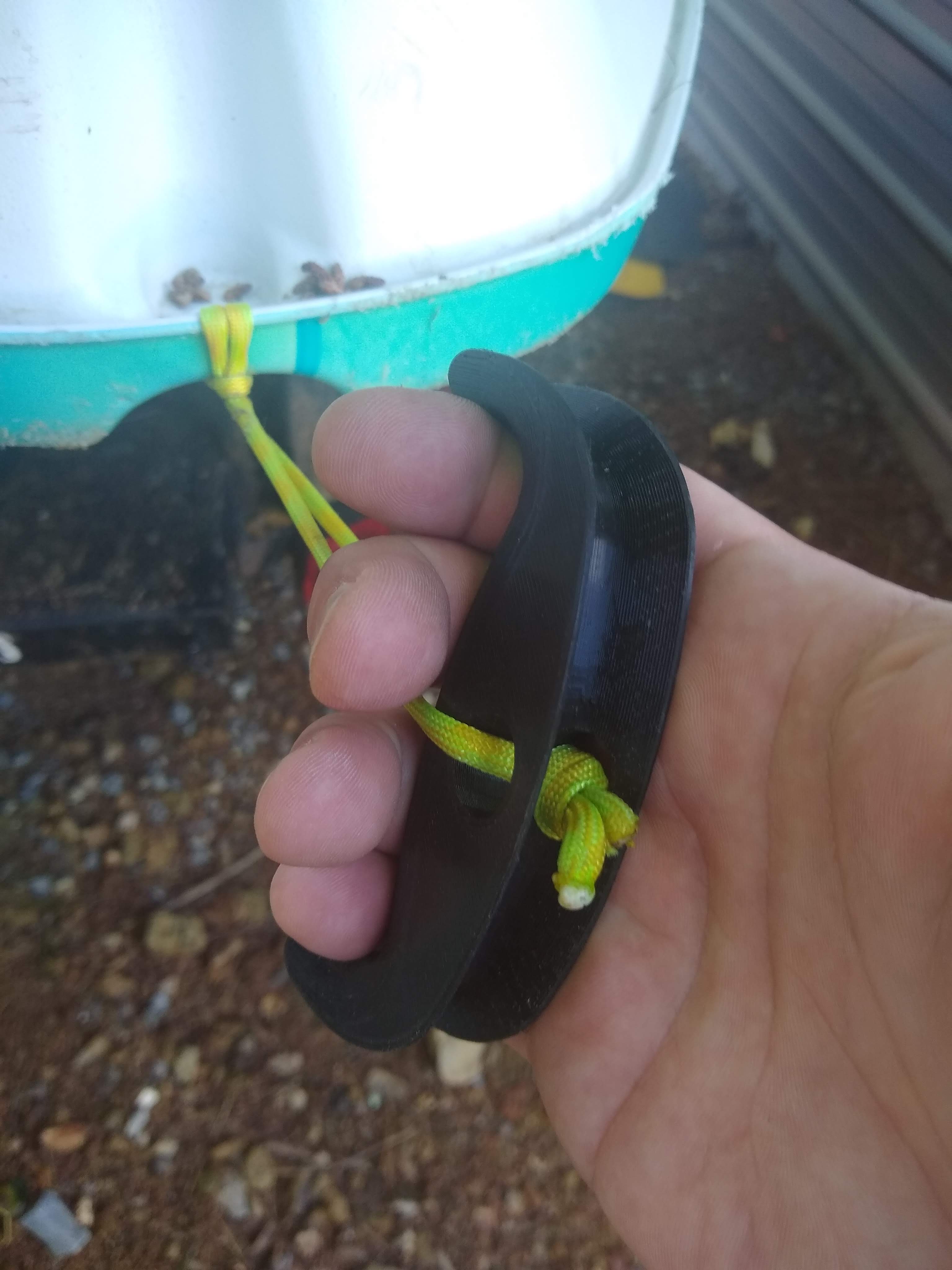 Rope Handle for Kayaks etc by Kevin Levy Download free STL model