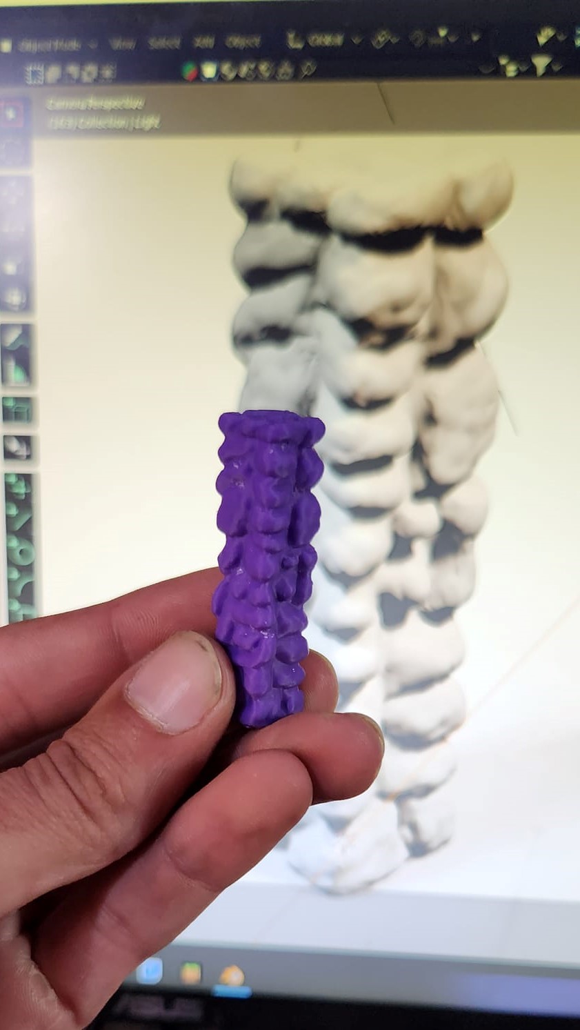Miniatura 2 do modelo 3D Cobblestone Pillar