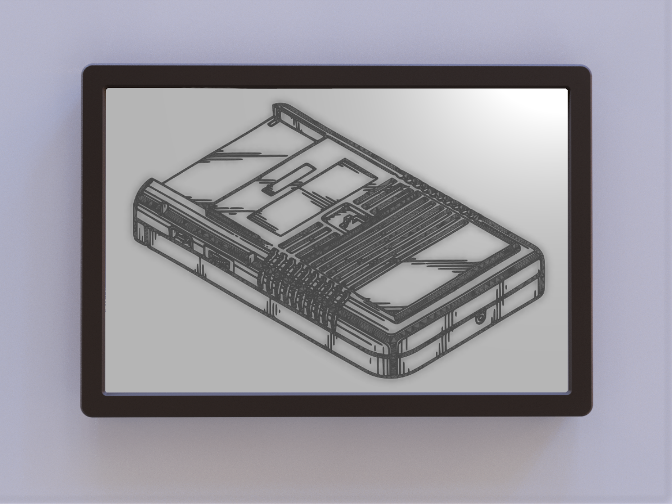 Game Boy Patent Art - Back ISO