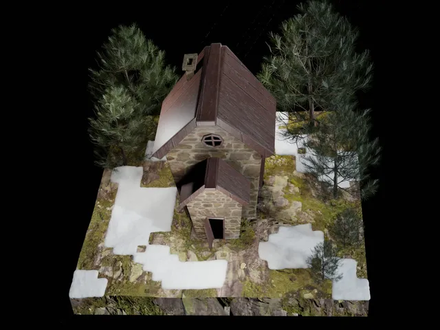 3D Model_Winter_House