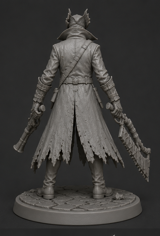 Miniatura 2 do modelo 3D Gothic Hunter Miniature