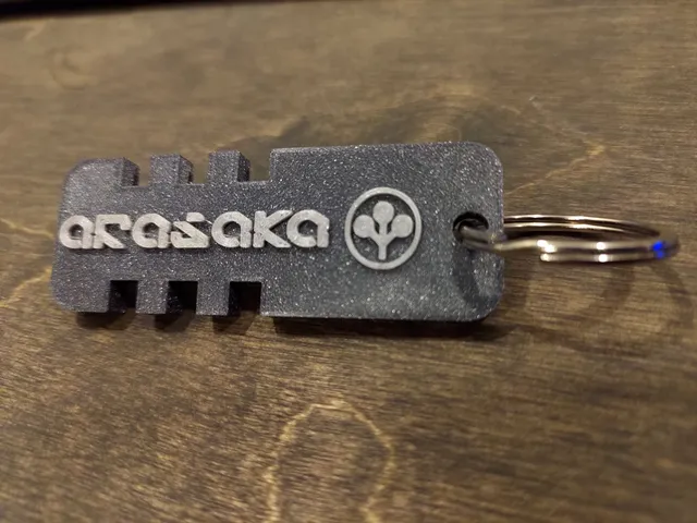 Cyberpunk 2077  Arasaka - keychain ( kličenka)