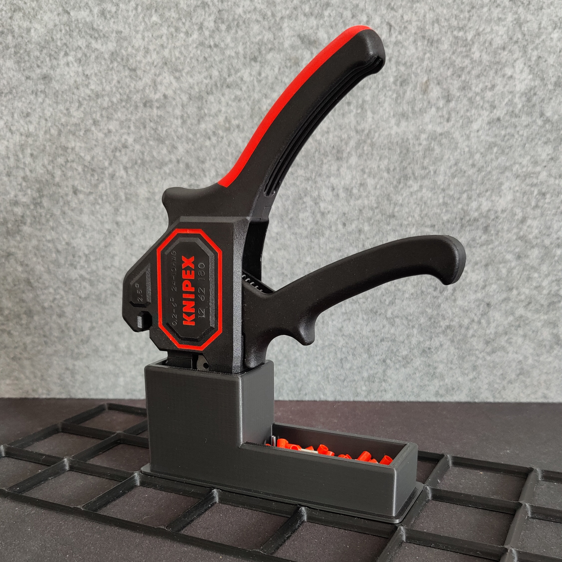 Gridfinity Holder for KNIPEX Automatic Insulation Stripper