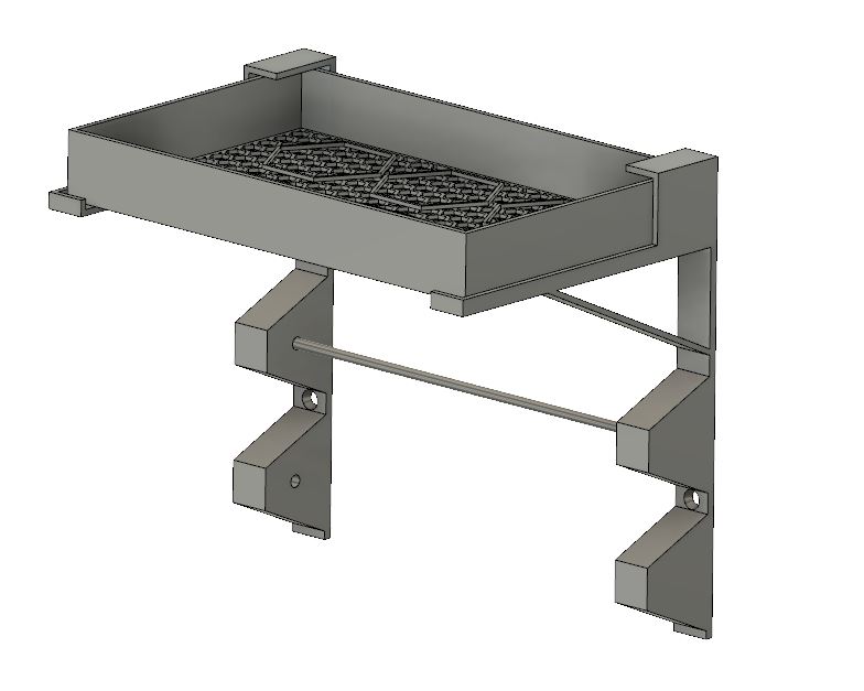 Drink Shelf with slider score by captaincorey Download free STL model