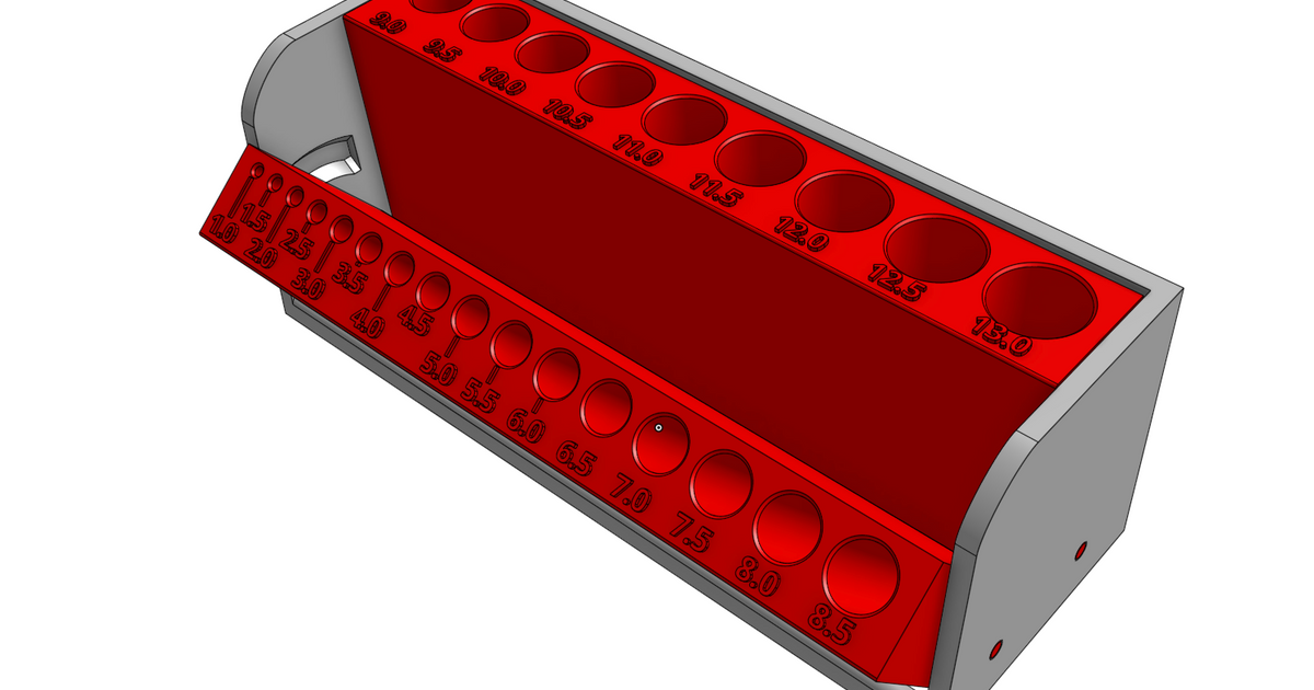 Honeycomb Wall Black and Decker 40V Charger Holder by dereki22, Download  free STL model