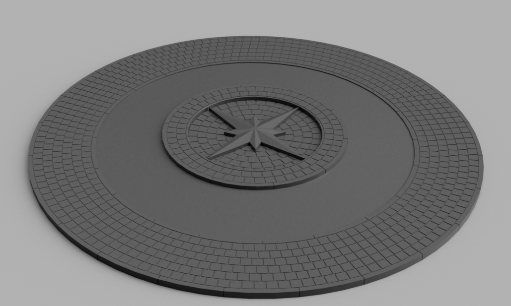 Roundabout for model railway