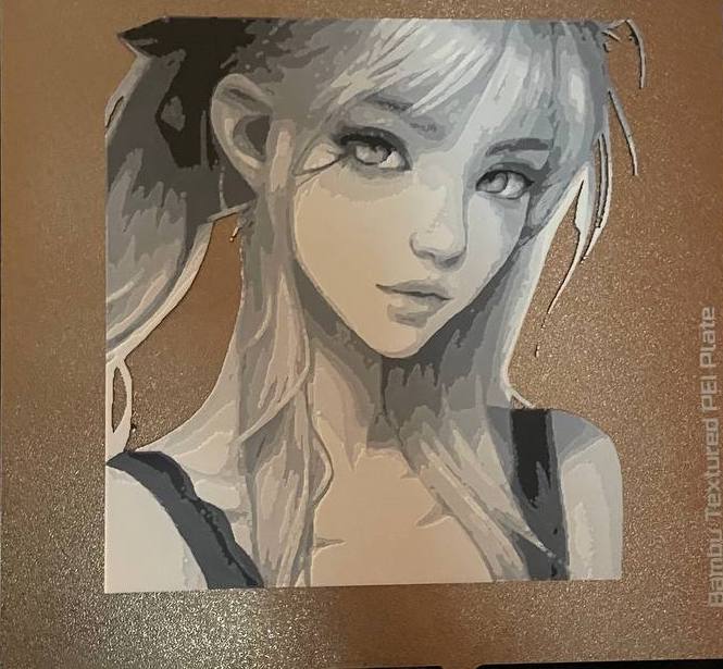 Printspots Alpha Channel Demo: Anime Girl Portrait