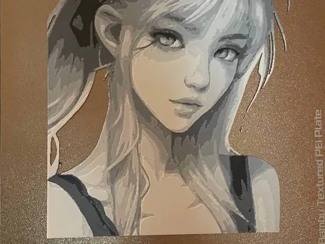 Printspots Alpha Channel Demo: Anime Girl Portrait