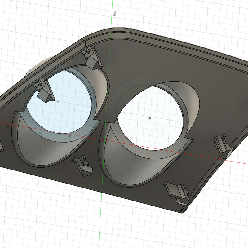 2004-2006 GTO Dash Panel Gauge Pod by Chase | Download STL model ...