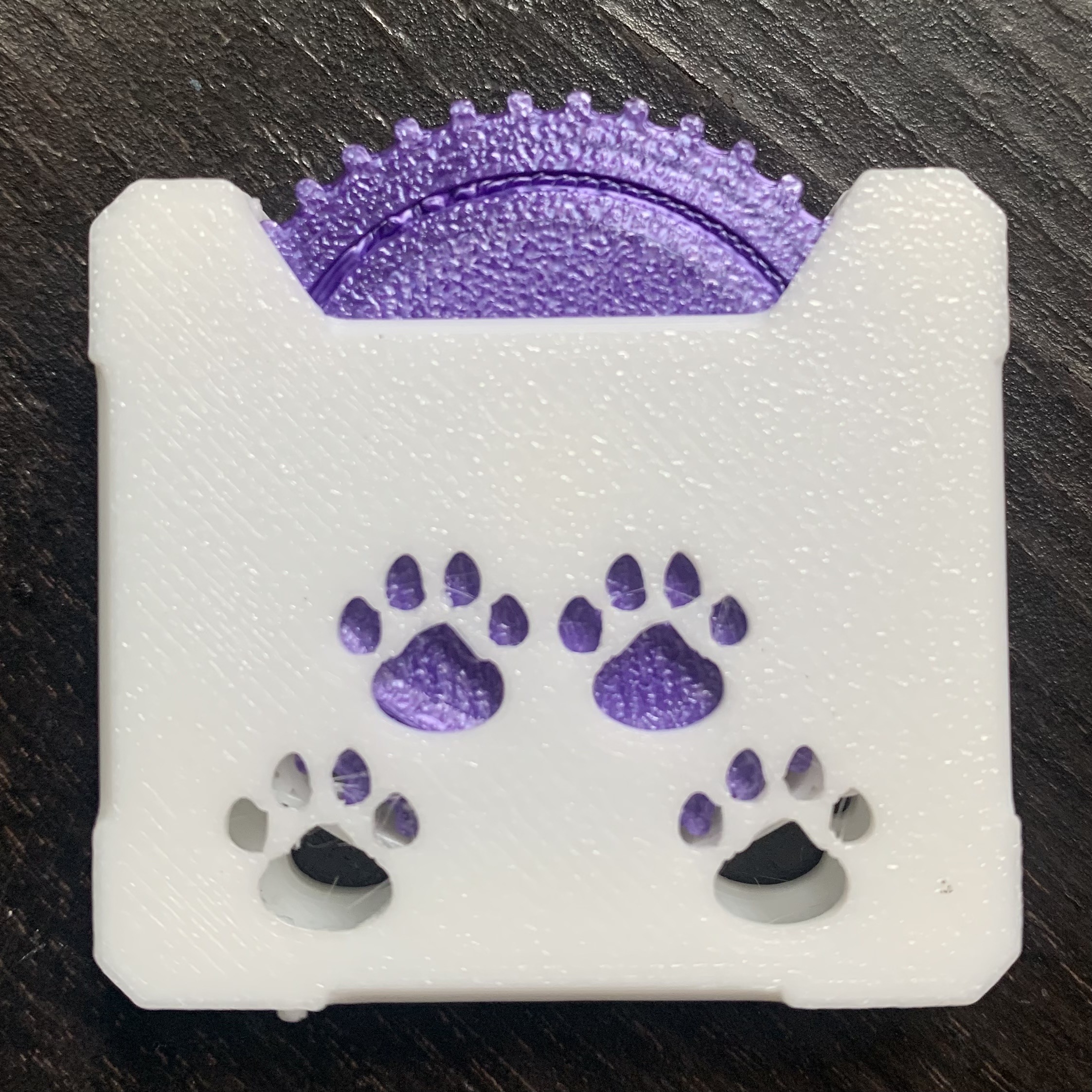 Fidget Clicking Wheel 2.0 with Pawprint Case by alexfp64 Download