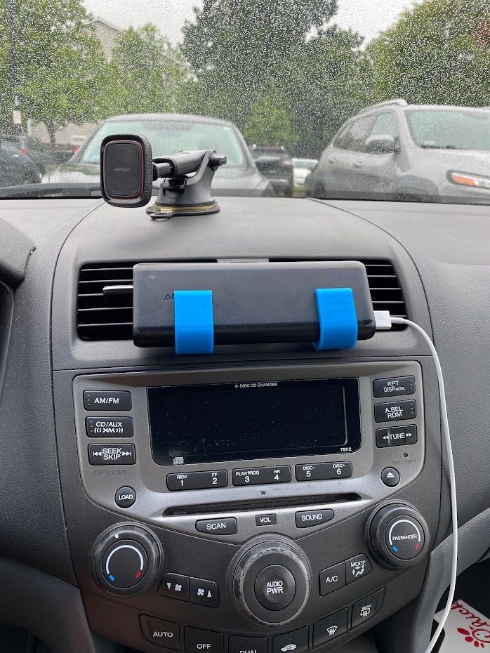 Anker Power Bank Car AirVent Mount by wreale Download free STL model