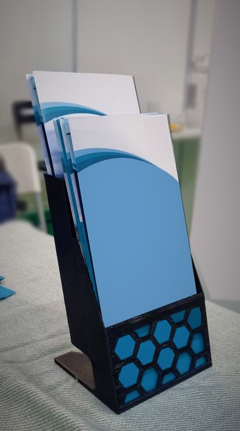 Two-tier Brochure Stand