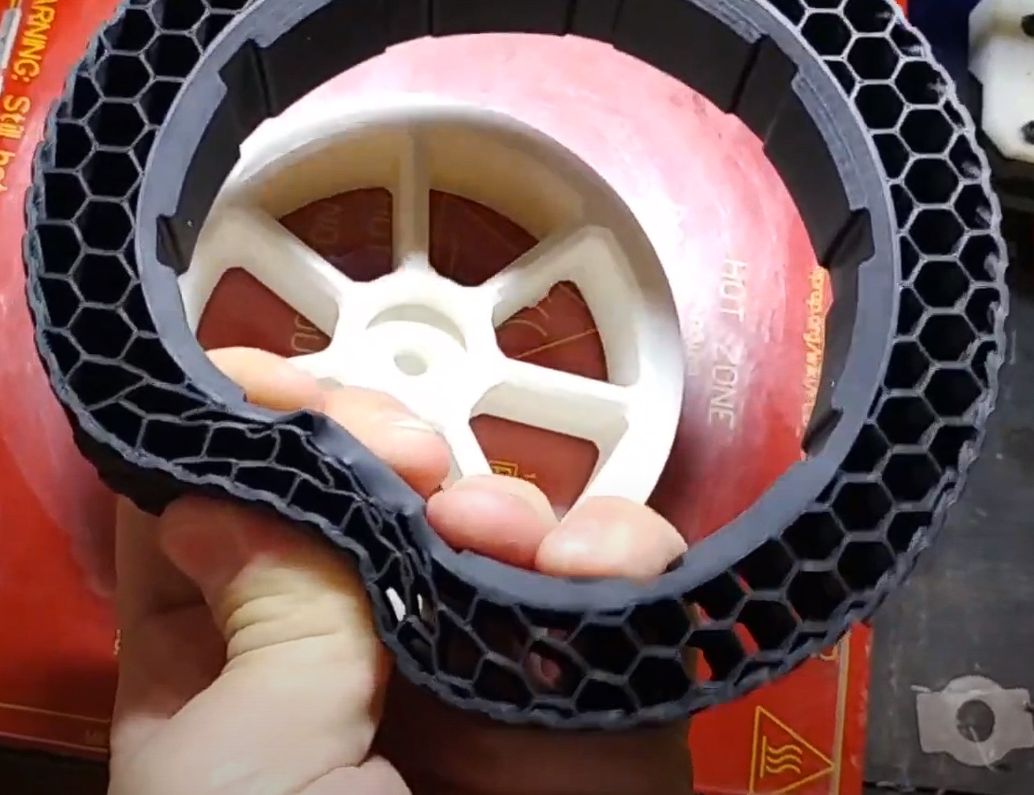 Wheel with bearings