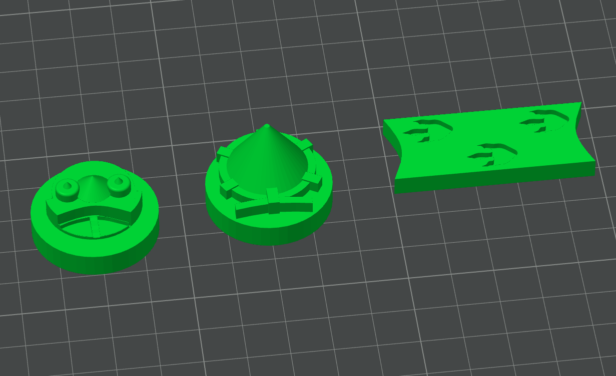 Jurassic Park and World Catan Player Pieces