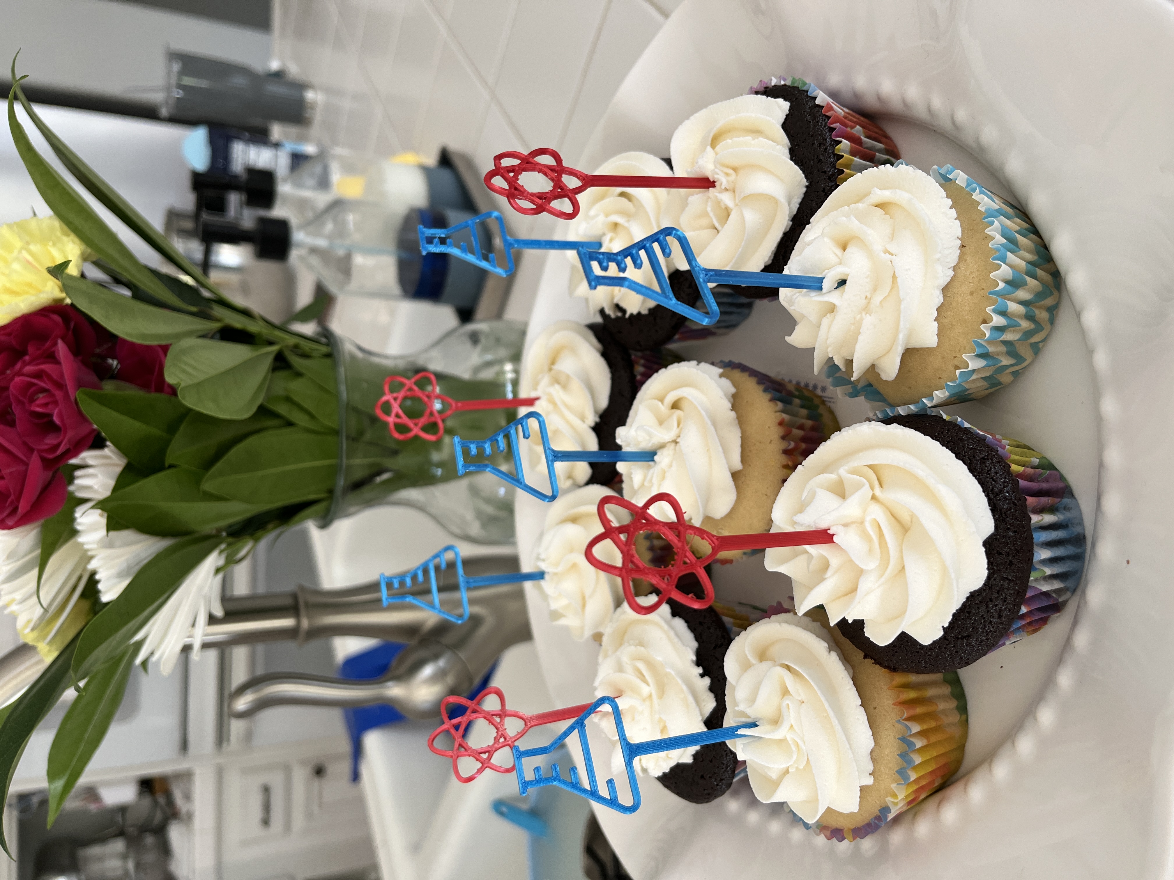 Science Cupcake Toppers