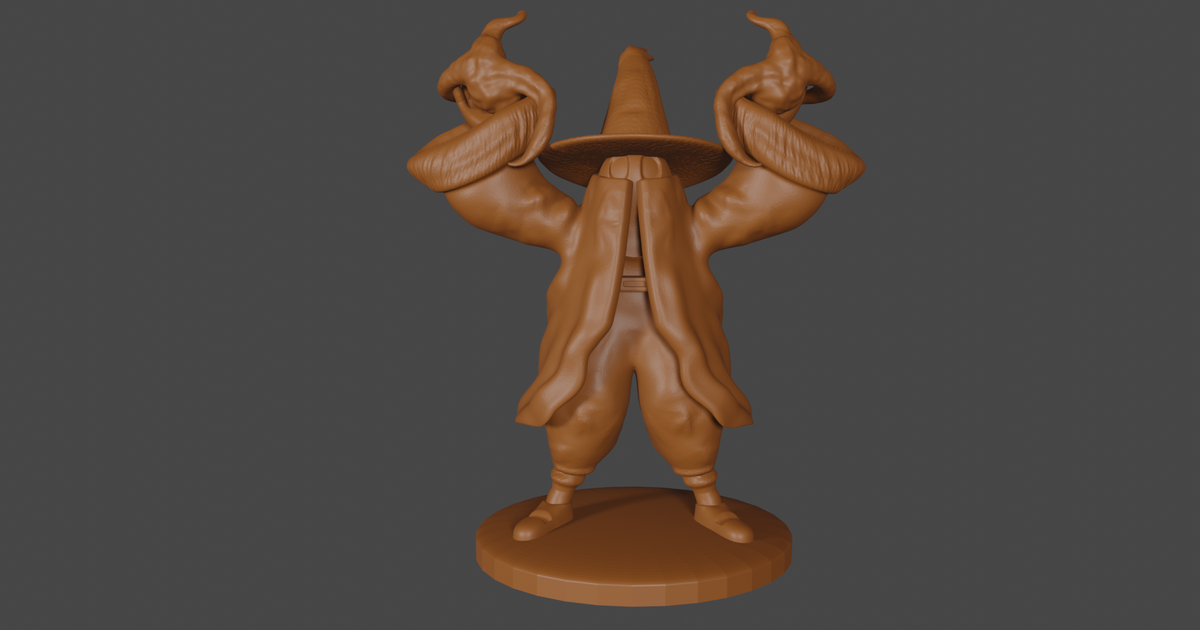 Final Fantasy Tactics inspired Female Black Mage Tabletop DnD