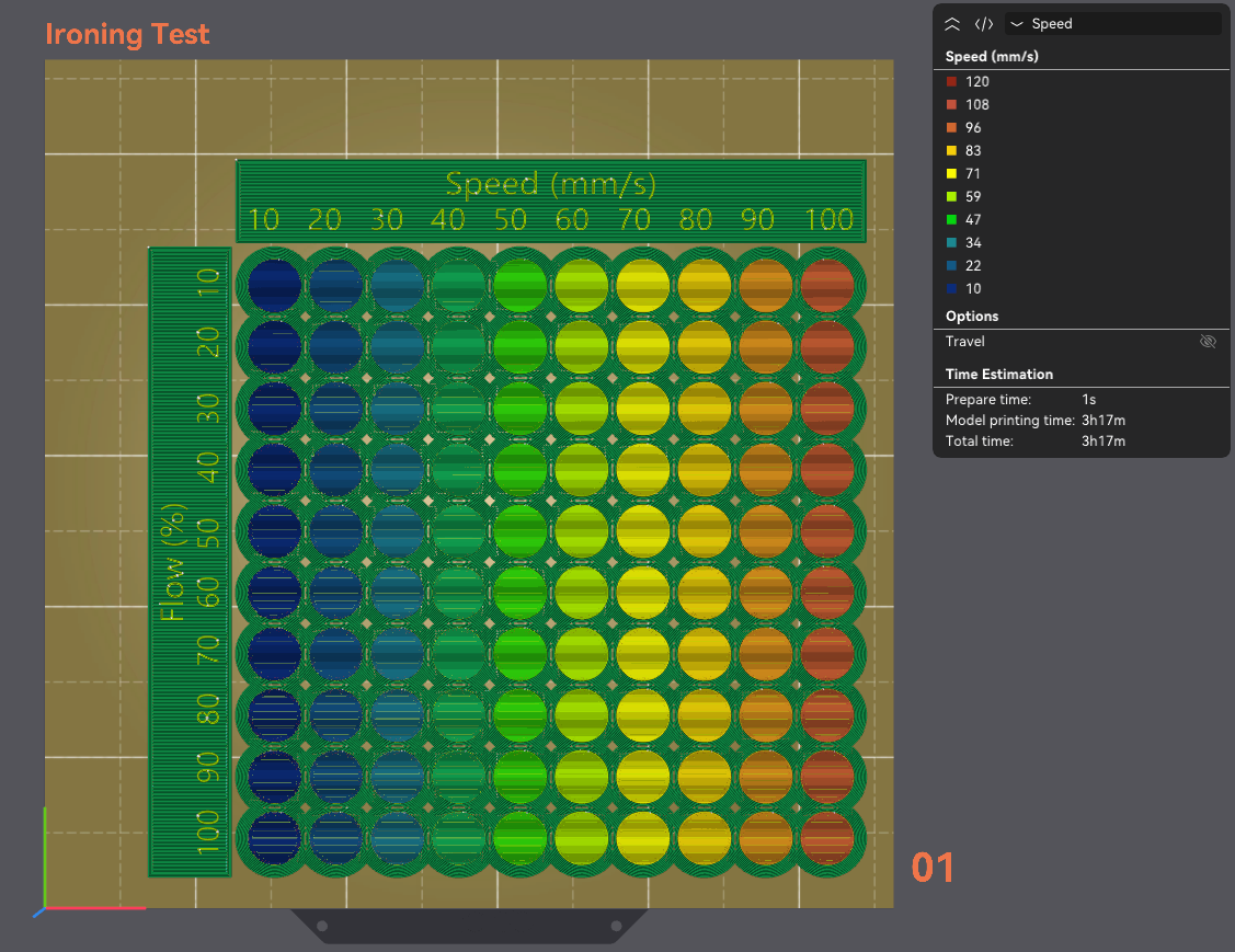 Orca Slicer Ironing Settings Test