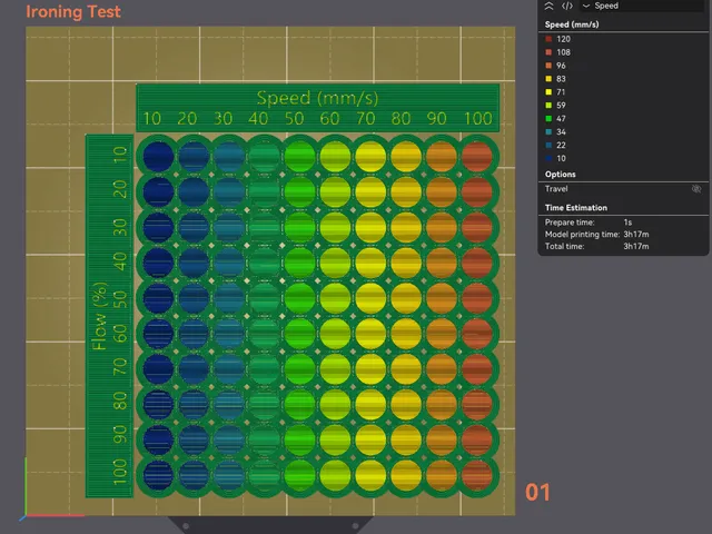 Orca Slicer Ironing Settings Test