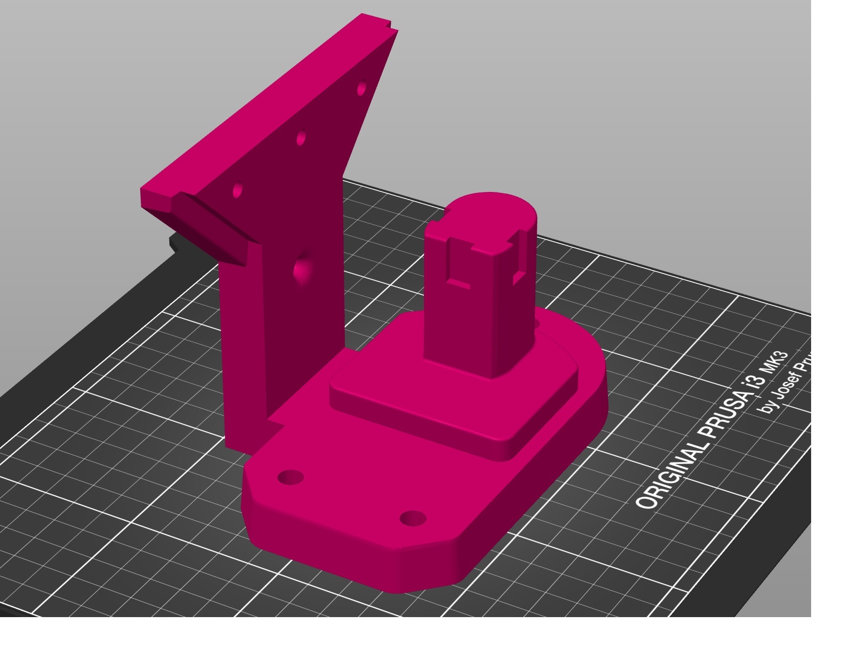 Ryobi link tool holder upright