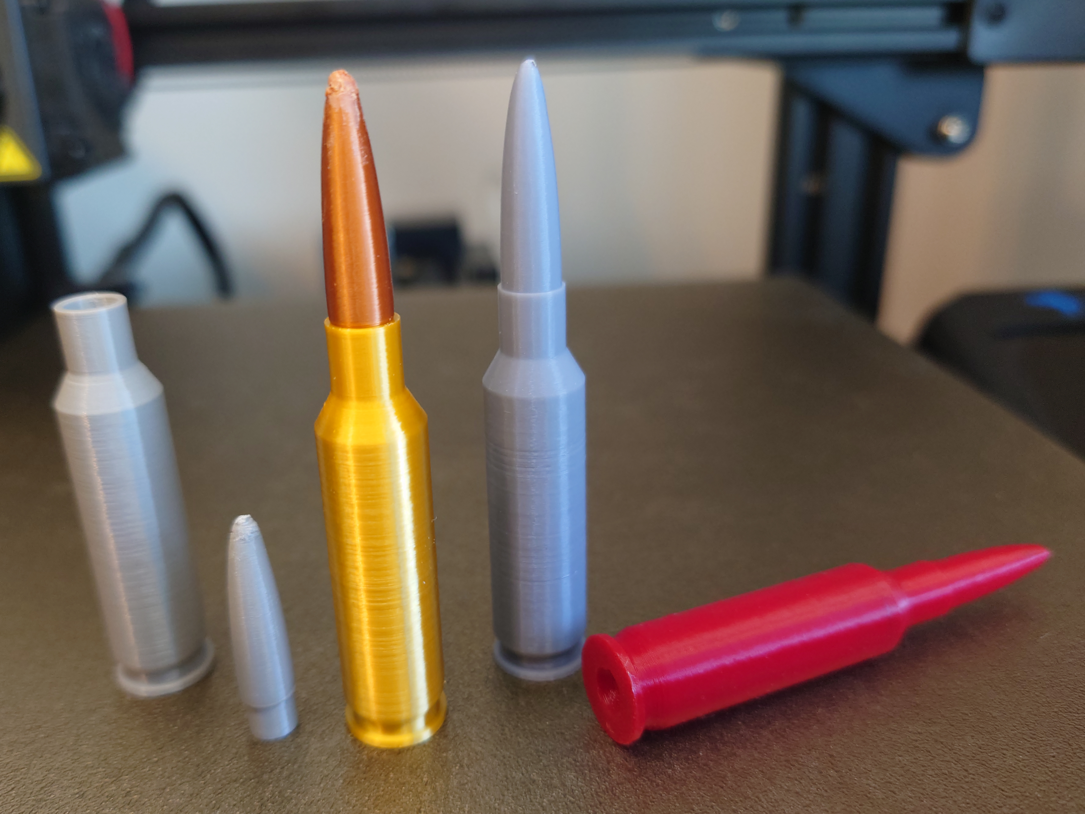 6.5mm Creedmoor replica and snap cap