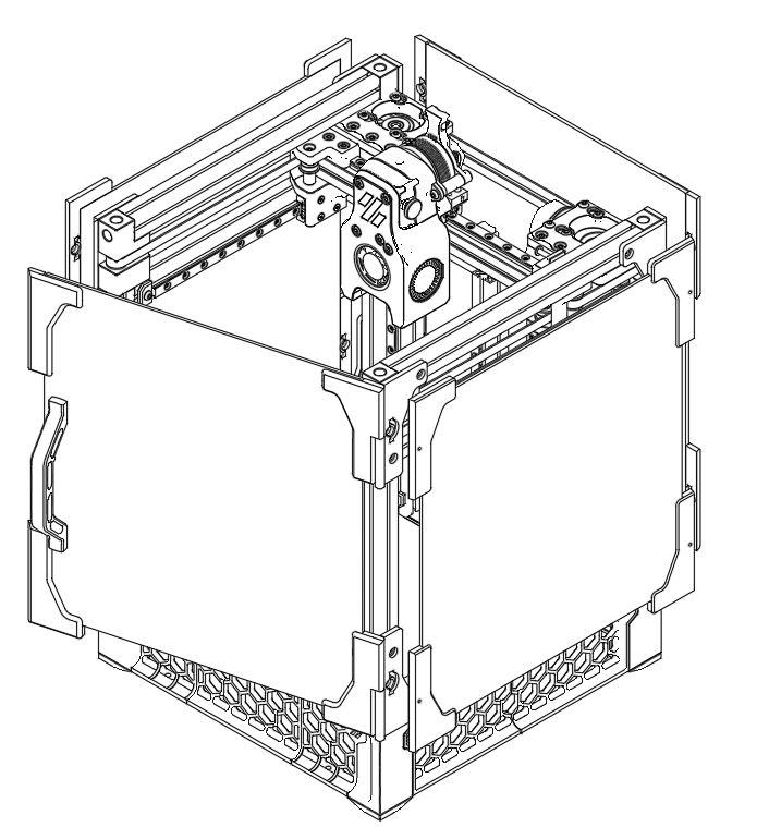 Voron 0.x Magnetic Panels