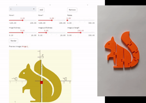 Flexifier: flexi 3D models generator (print-in-place) by Lucandia, Download free STL model