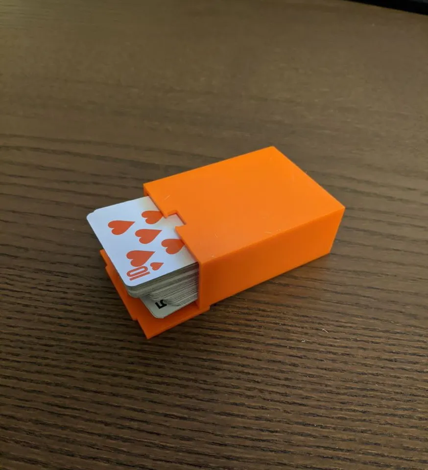 Compact plastic card holder - 3d printed 3D model 3D printable